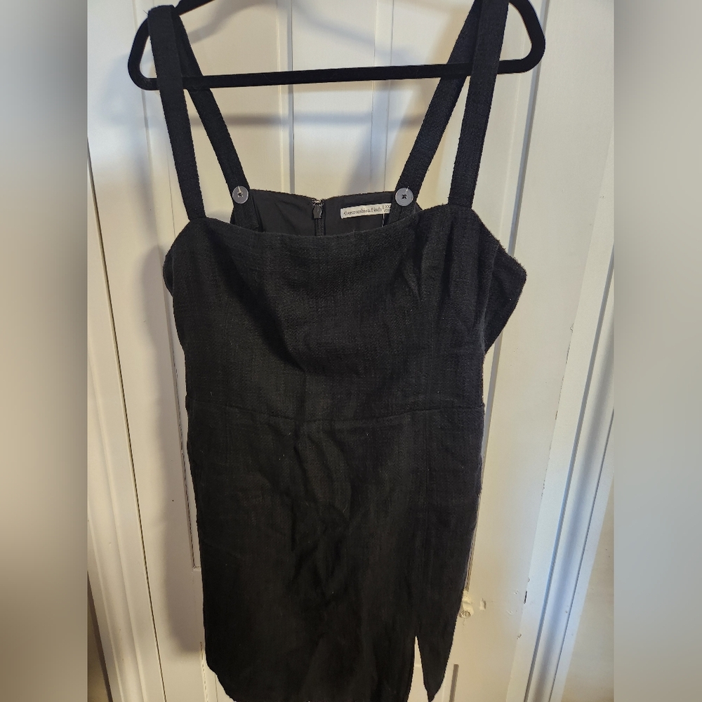 Abercrombie and Fitch Black Sleeveless Dress XXL NWT
